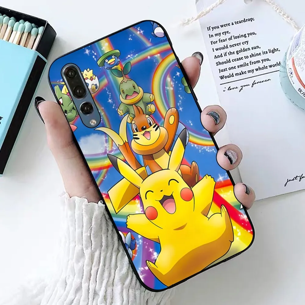 Anime P-Pokemon Phone Case For Huawei P 8 9 10 20 30 40 50 Pro Lite Psmart Honor 10 Lite 70 Mate 20lite