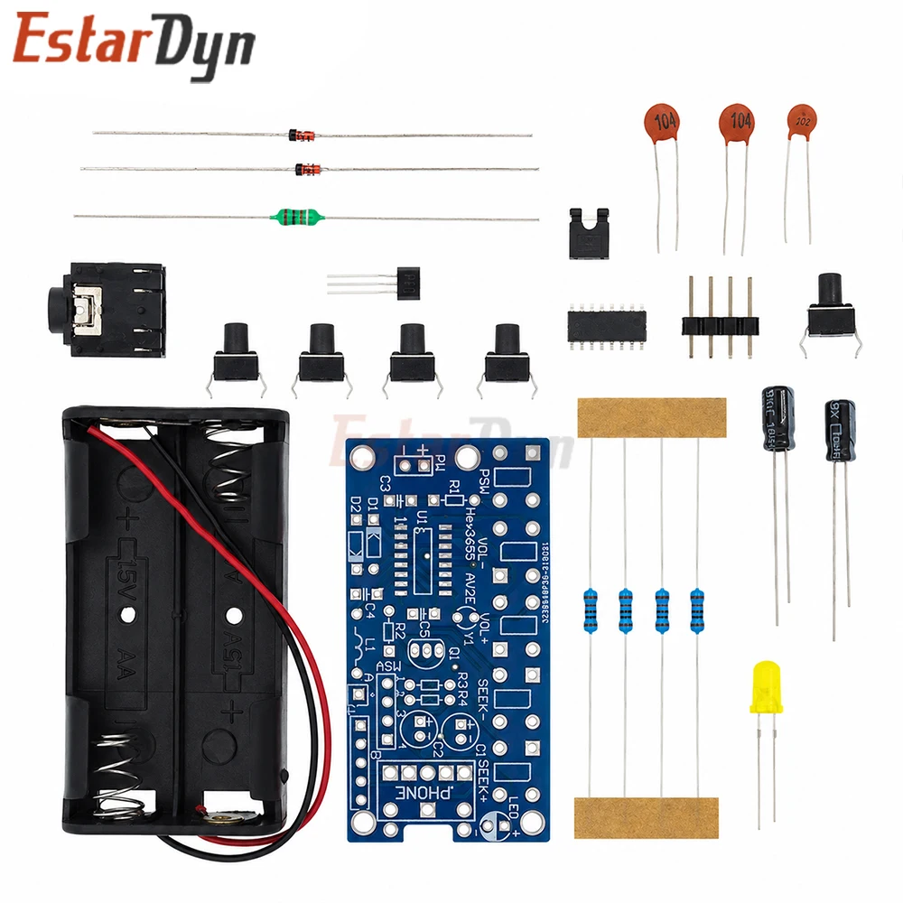 Estardyn DIY FM 라디오 수신기 키트 무선  - Pcb Etching Kit 리뷰 및 가격