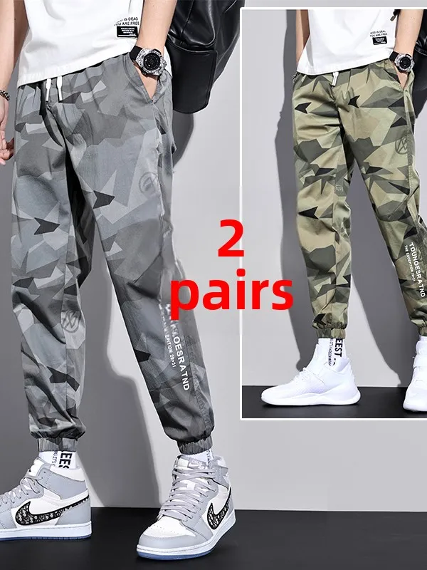 

Весенне-осенние рабочие orm Ice Silk Камуфляжные повседневные брюки мужские с тонкой талией в комплекте, большие размеры, рабочие брюки для защиты труда