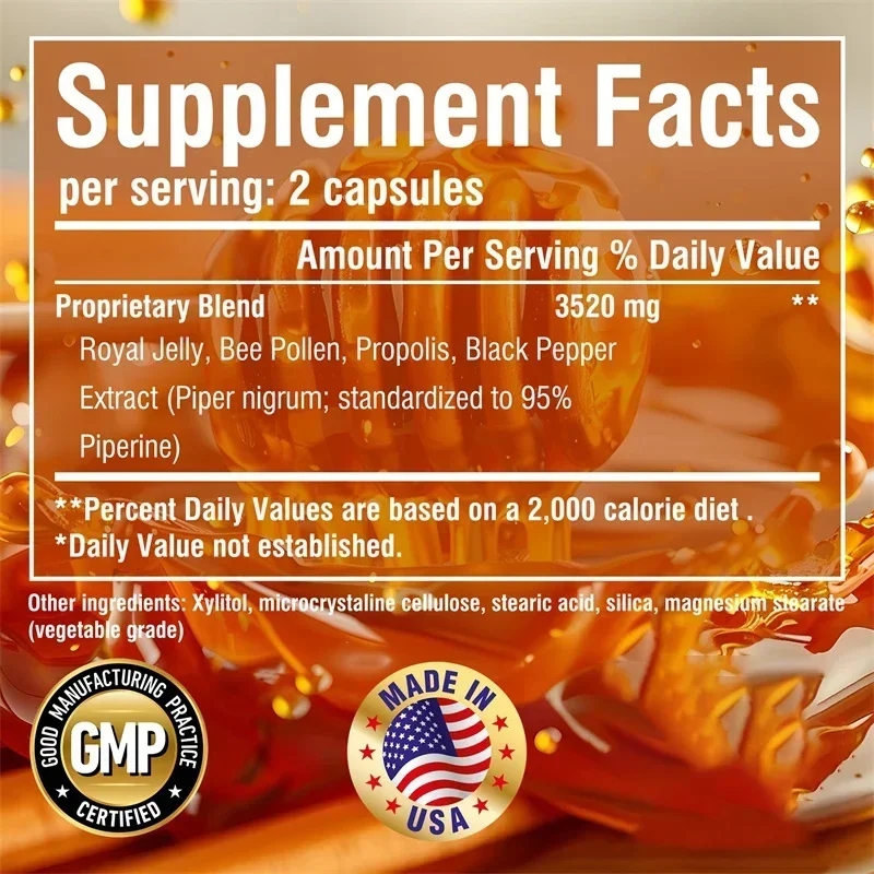 

Пчелиная пыльца - антиоксидант, способствует усвоению питательных веществ, повышает иммунитет, регулирует функцию ЖКТ, повышает уровень энергии.