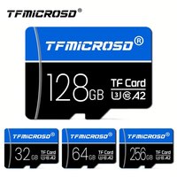 TFMICROSD Memory Card 128GB 256GB 64GB Class10 U3 Speed UP TO 30MB/s 32GB A2 UHS-I Mini Card For Cameras Mobie Phone 4K HD TV