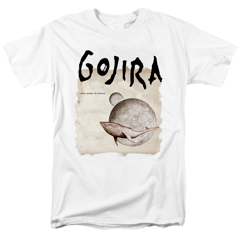 Mens Fashion T Shirt Gojira Metal Music Cotton Black Top Tees Harajuku Streetwear Hip Hop T Shirt Funny T-shirt Novelty Tshirt