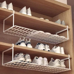 1/2pcs Creative Layered Shoe Rack Home Dorm Office Shoe Cabinet Partition Artifact Space Saving Shoe Storage Shelf