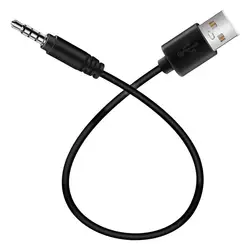 Wtyczka 3,5 mm AUX Audio Jack na USB 2.0 męski kabel ładowarki Adapter do samochodu MP3 USB kabel konwersyjny