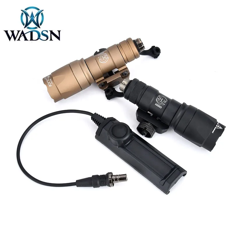 

Tactical Pressure Dual Function Remote Swich, SF Plug Fit for SureFire M300, M600 Flashlight, Constant Momentary, Airsoft