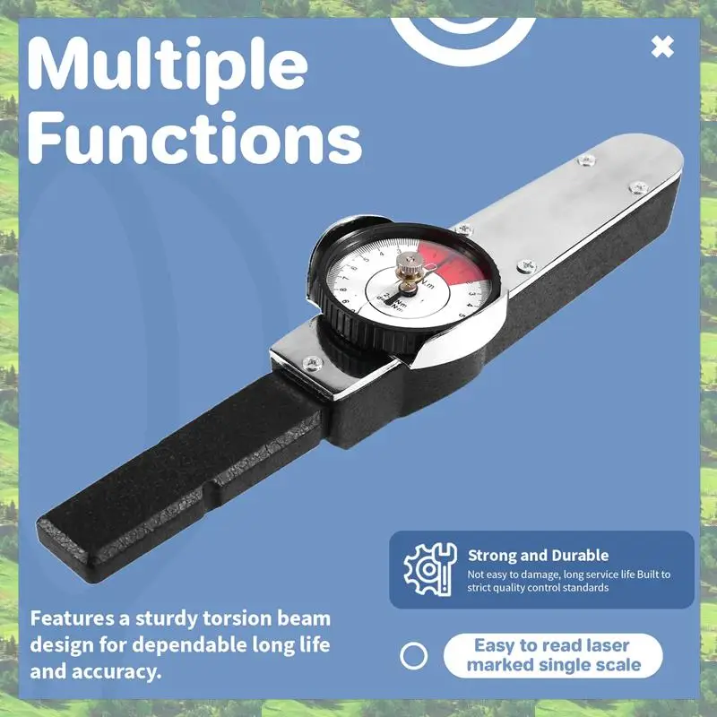 

A59Z-Adjustable Torque Wrench By Dafei, 10Nm Dial Setting, Heavy Duty 1/4" Tool For Automotive Maintenance