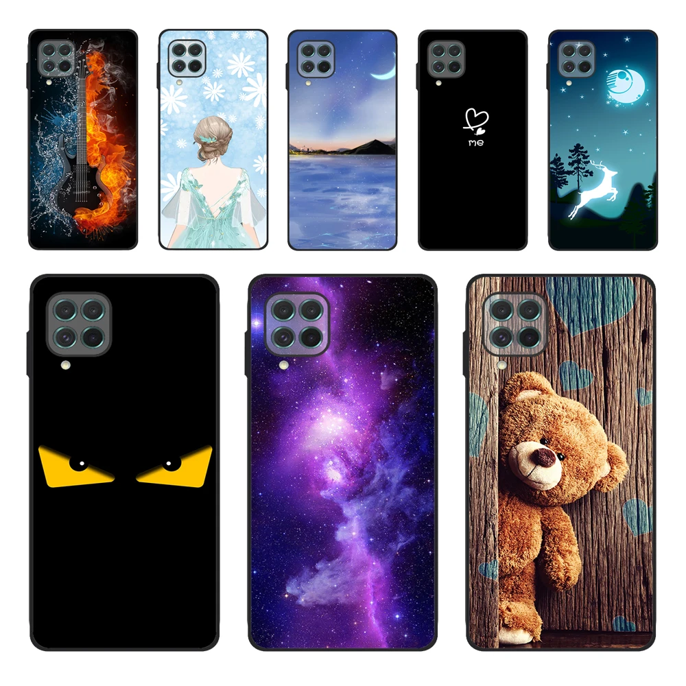 For Samsung F62 M62 A12 M12 Case Soft Silicone Phone Cover For Samsung Galaxy F62 SM-E625F Cases F 62 12 M 12 2021 Bumper Fundas