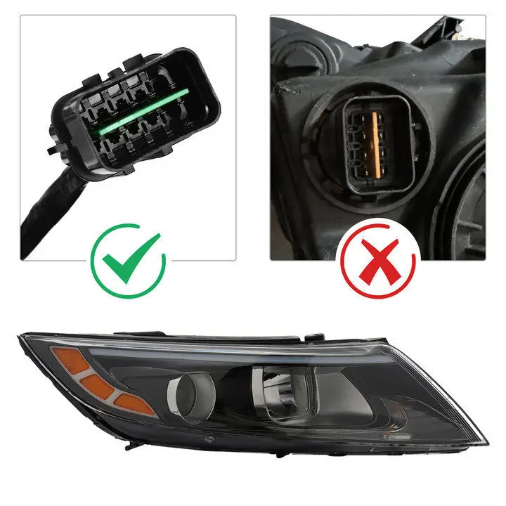 driver side headlight assembly 4