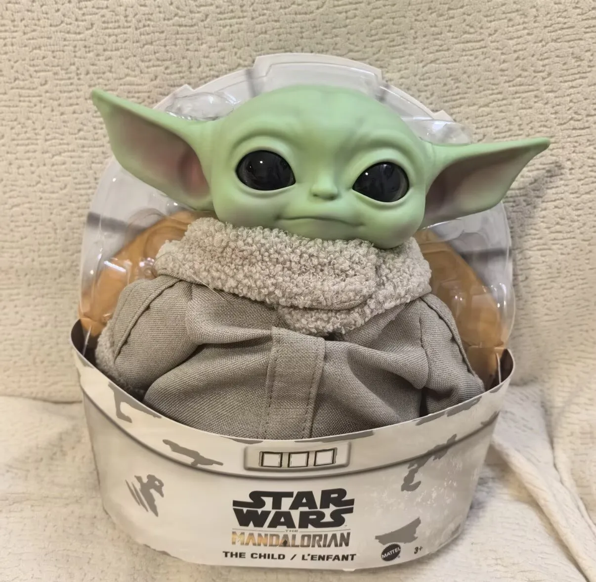 Star Wars Baby Yoda 11 Inch Mandalorian Plush Toy Cloth Outfit Action Figure Collectible Carded Ornament Home Decoration view 4