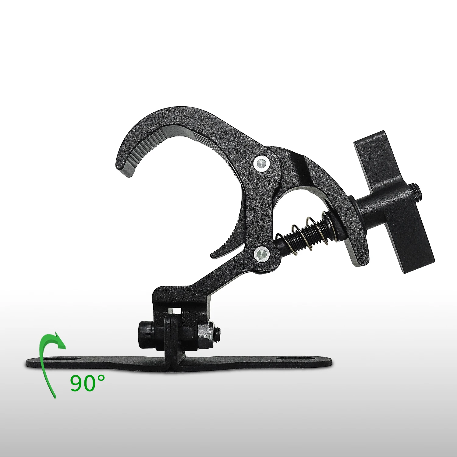 1-10 Pair of Aluminum Light Hooks Safety Load 50KG LED Moving Head Light Hook Stage Light Truss Spring Hook Light Hook image 5