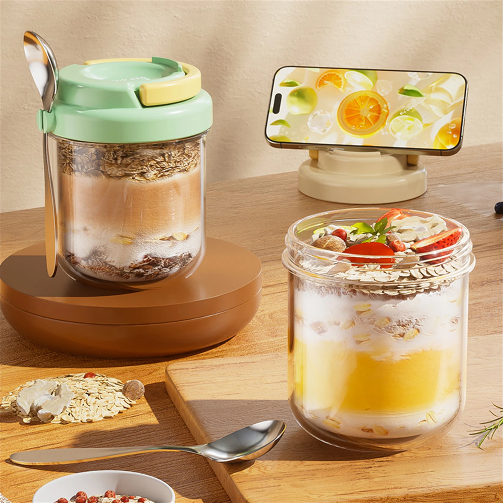 Frühstück Tasse Tragbare Hafer – Meal Prep Overnight Oats Bewertung und Preis