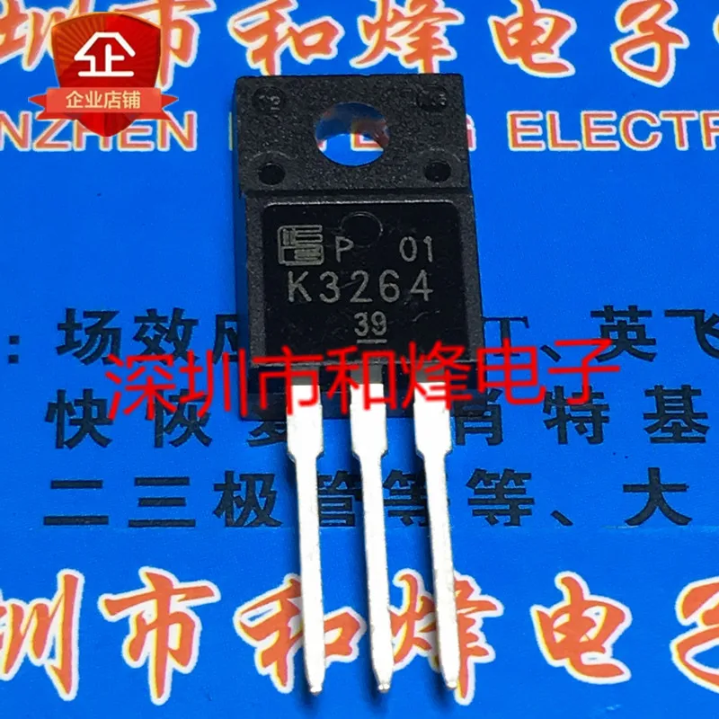 10PCS/Lot K3264 2SK3264  TO-220F 800V 7A    Best Quality Fast Shipping 100%Test