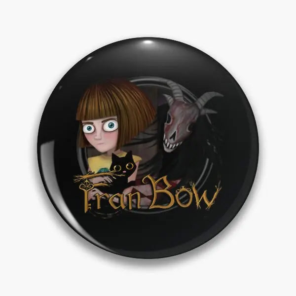 Fran Bow 2 Pin de botón suave moda mujer ropa amante decoración joyería sombrero Metal Collar de dibujos animados lindo regalo divertido insignia broche
