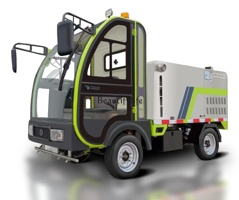 1High pressure cleaning truck Property square Pavement sanitation High pressure cleaning truck