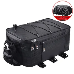 Large Waterproof Cycling Luggage Rack Carrier Pannier Bag Durable Trunk Bicycle Bike Rear Seat Accessories Rain Cover Travel