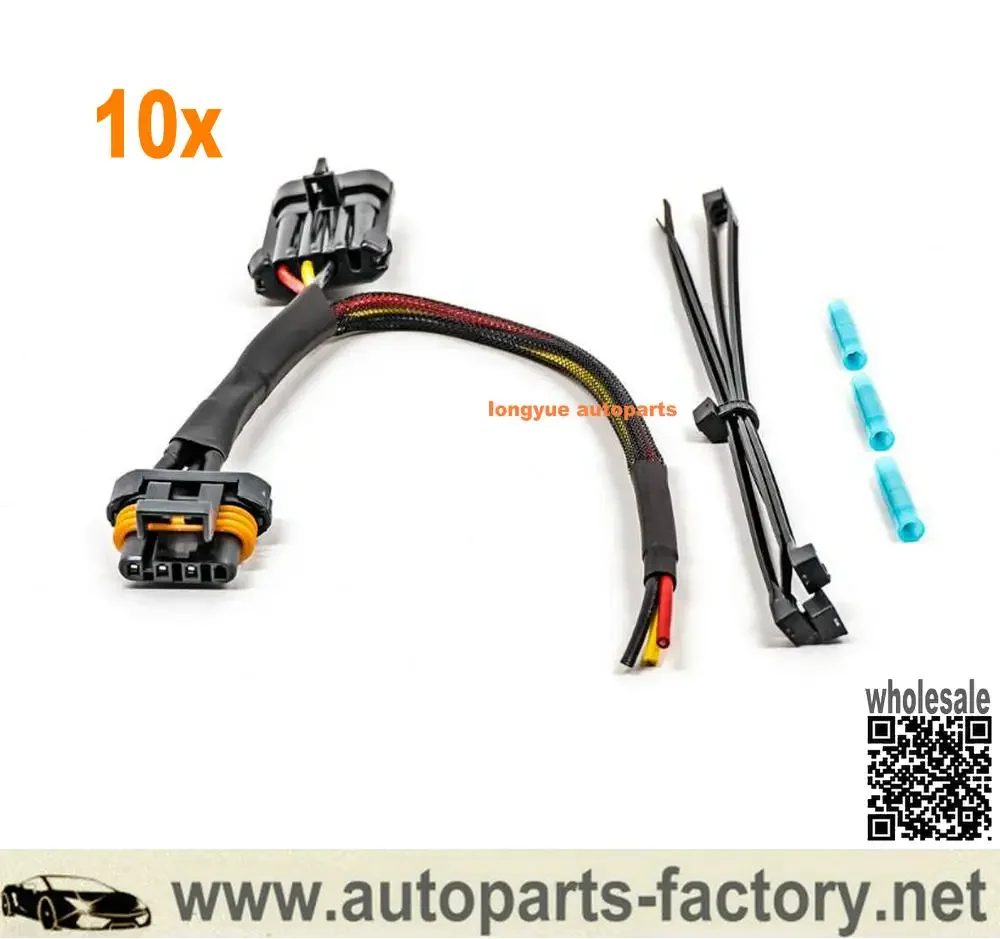 Longyue 10pcs 2015 & Newer Tail Light Wiring Harness For Polaris RZR