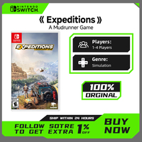 Nintendo Switch Game Deals Expeditions：A Mudrunner Game 100% Official Original Physical Game Card Genre for Switch OLED Lite