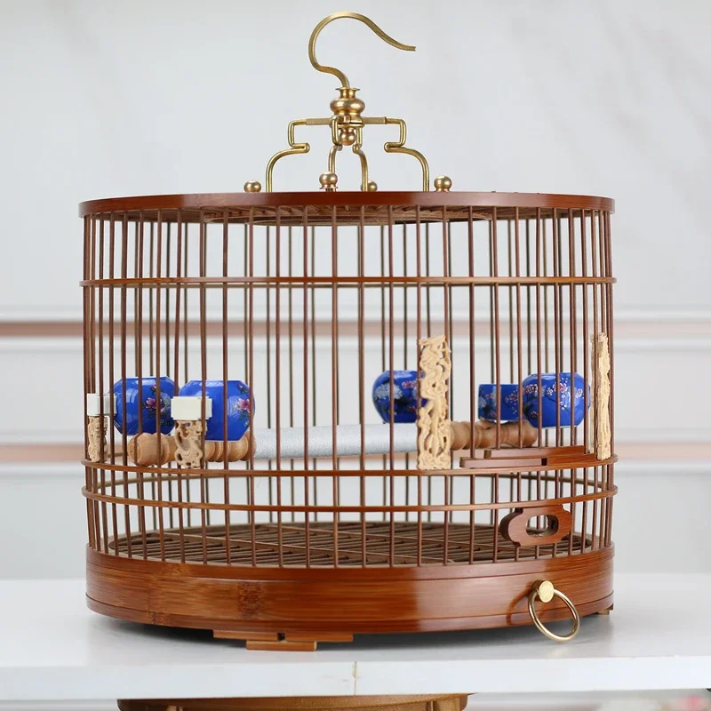 Canary Parrot Bird Cage Protector Carrying Budgie Small Hamster Bird Cage Outdoor Gaiola Para Passaros Decorative Home Cage