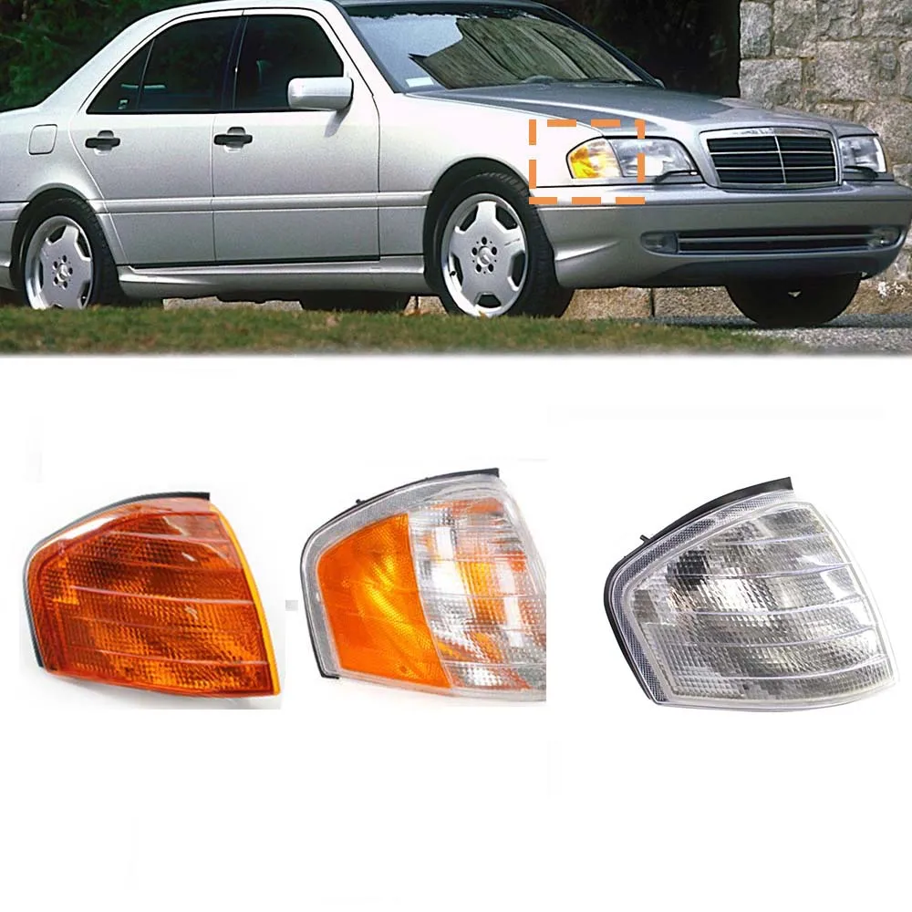 

Front Turn Signal Corner Light Lamp for Mercedes-Benz C Class W202 C200 C220 C230 C240 C280 1993 1994 1995 1996 1997 1998-2000