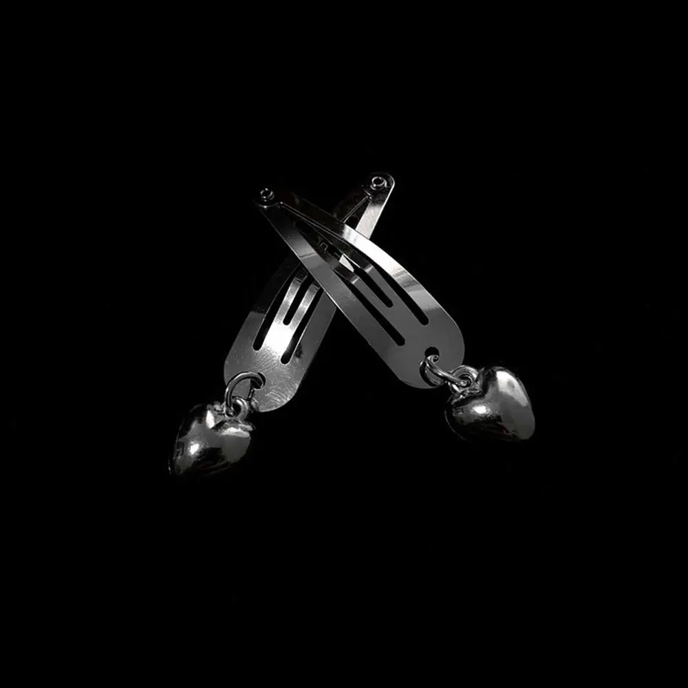 

BB Clip Cherry Water Drop Clip Alloy Punk Hair Clip Women Hair Accessories Cool Cross Barrette Korean Style Hairpin