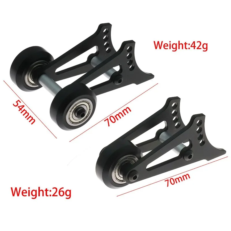 TAMIYA CW01 Lunch Box/Bruiser/Midnight Pumpkin - Multi-Stage Adjustable Alloy Wheelie Bar LY177