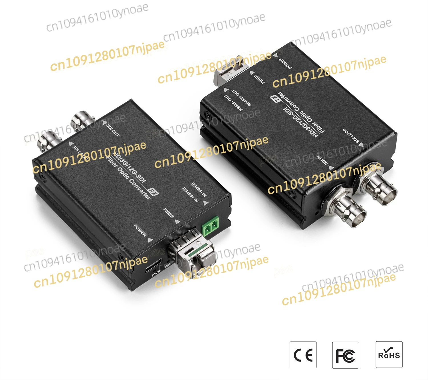 SDI أكثر من معدد الألياف 12 جرام/HD-SDI لتحويل الألياف #4
