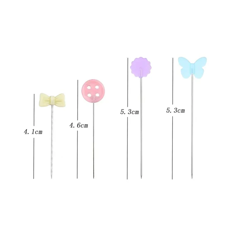 300Pcs Metal Button Pin DIY Sewing Accessories Embroidery Quilting Tools For Positioning Fabric Stainless Steel Patchwork Pins