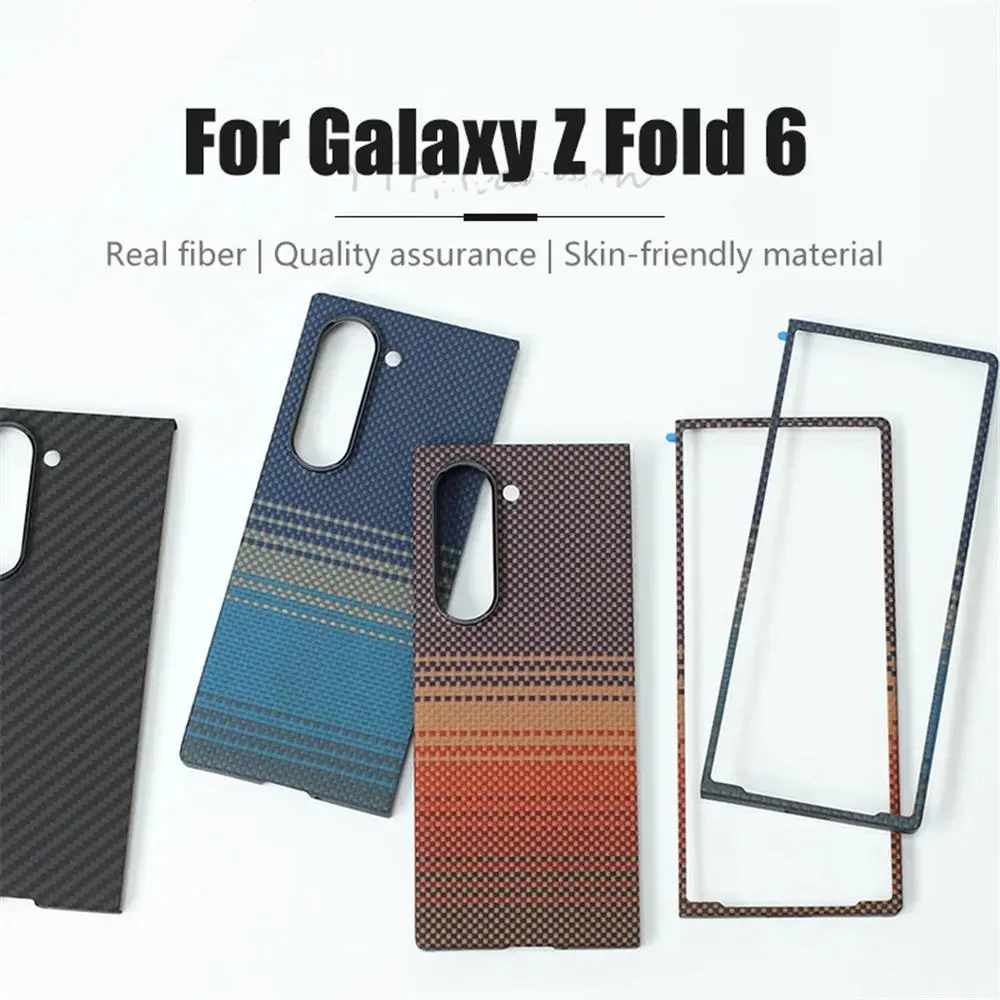 Magnetic Slim Aramid Carbon Fiber Magsafe Case For Samsung Galaxy Z Fold6 Matte Armor Cover