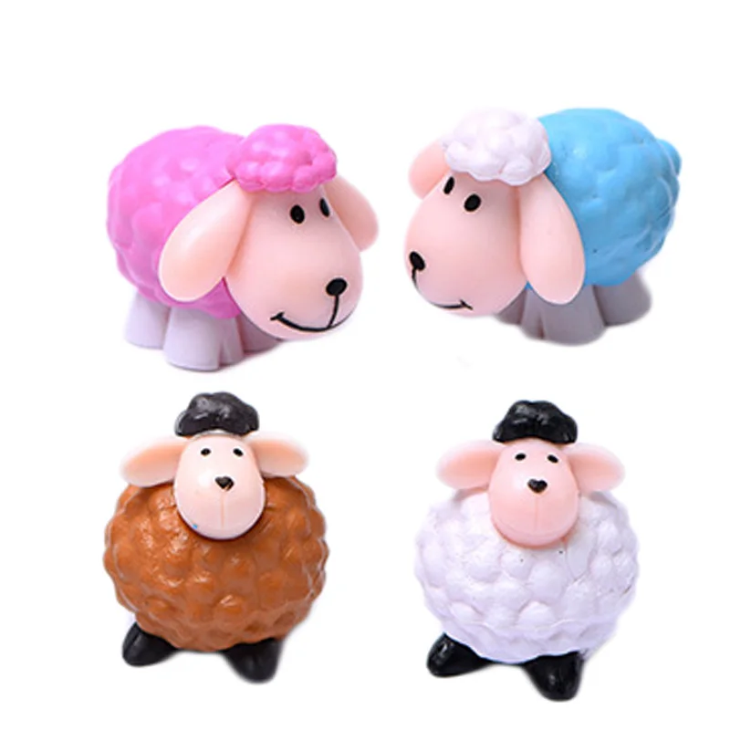 1PC Long Ears Sheep Animal Miniature Fairy Garden Home Houses Decoration Mini Craft Micro Landscaping Decor DIY Accessories