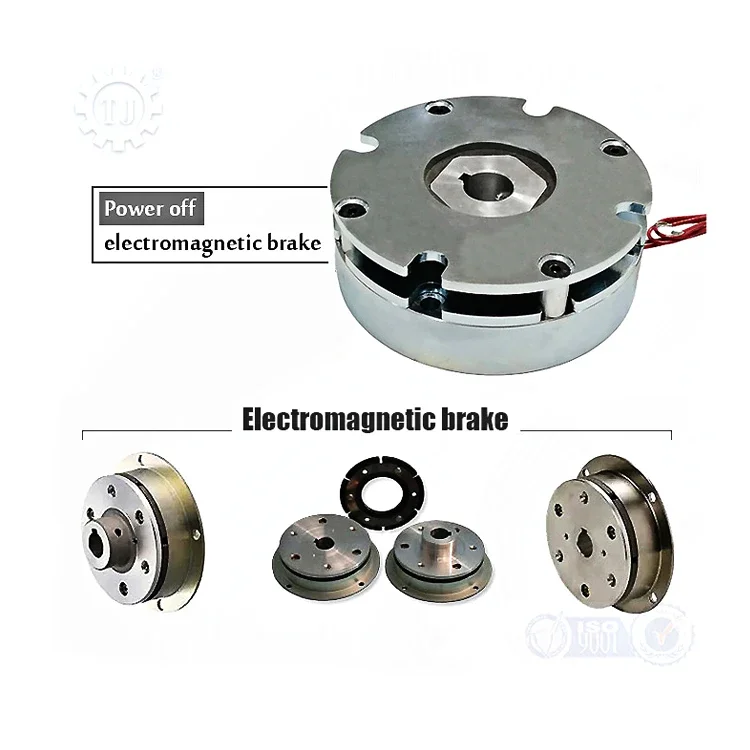 DC24V Spring Applied Electromagnetic Failure Power Brake, Fail Safe Electric Magnetic Brake 24 Power Off Servo Motor Brake