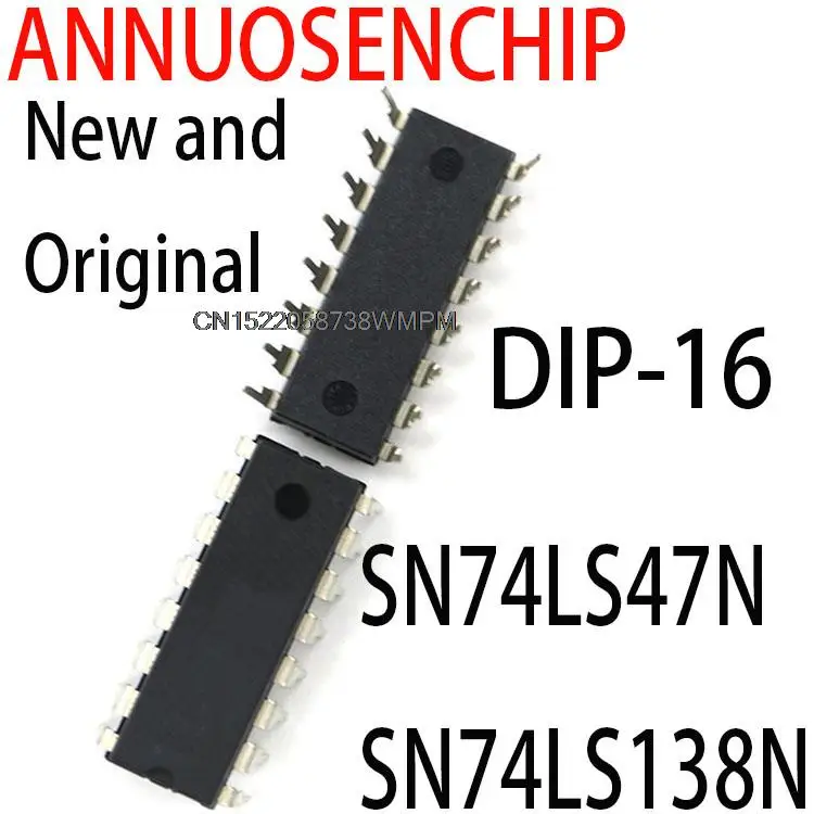 10PCS/LOT New and Original IC DIP-14 SN74LS00N SN74LS02N SN74LS04N SN74LS06N SN74LS07N SN74LS08N DIP-16 SN74LS47N SN74LS138N