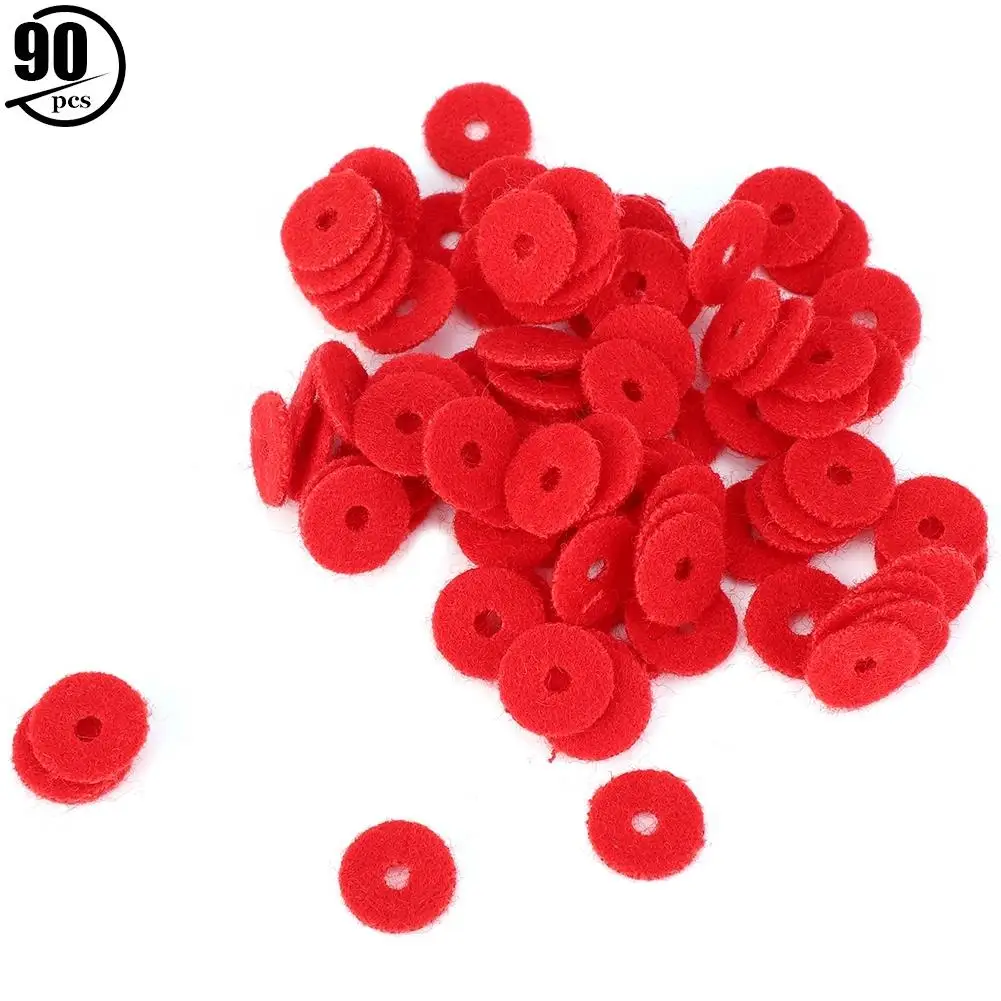 

90pcs 1/2mm Felt Washers for piano Tuning Musical Keyboard Accessories