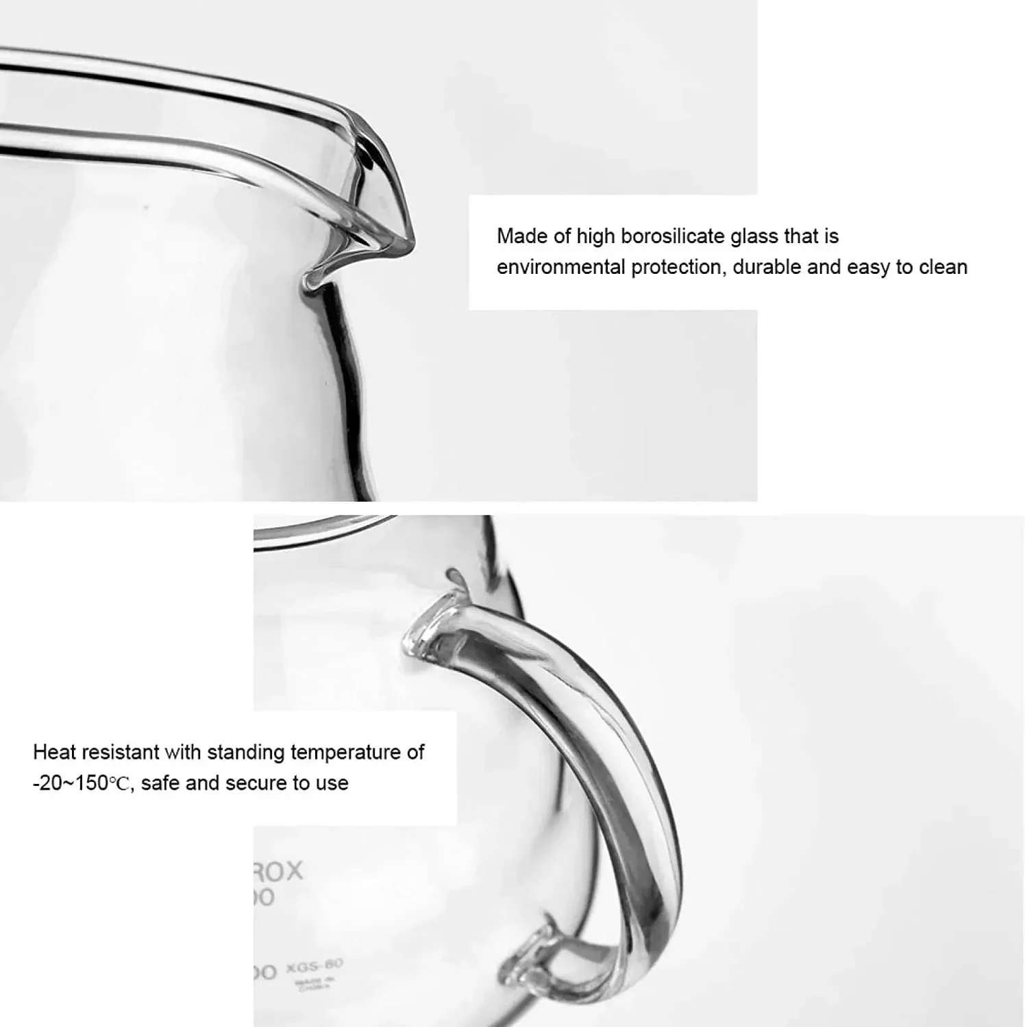 350/600ml Glass Coffee Bottle Coffee Server with Lid Heat-Resistant Suitable for Drip Coffee Maker Pot Perfect Tool for Baristas