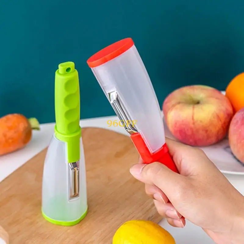 96GF Storage Peeling Supplies Featuring Quick Detach and Anti Slip Grip Vegetable Peeler Perfect for Vegetable Prep