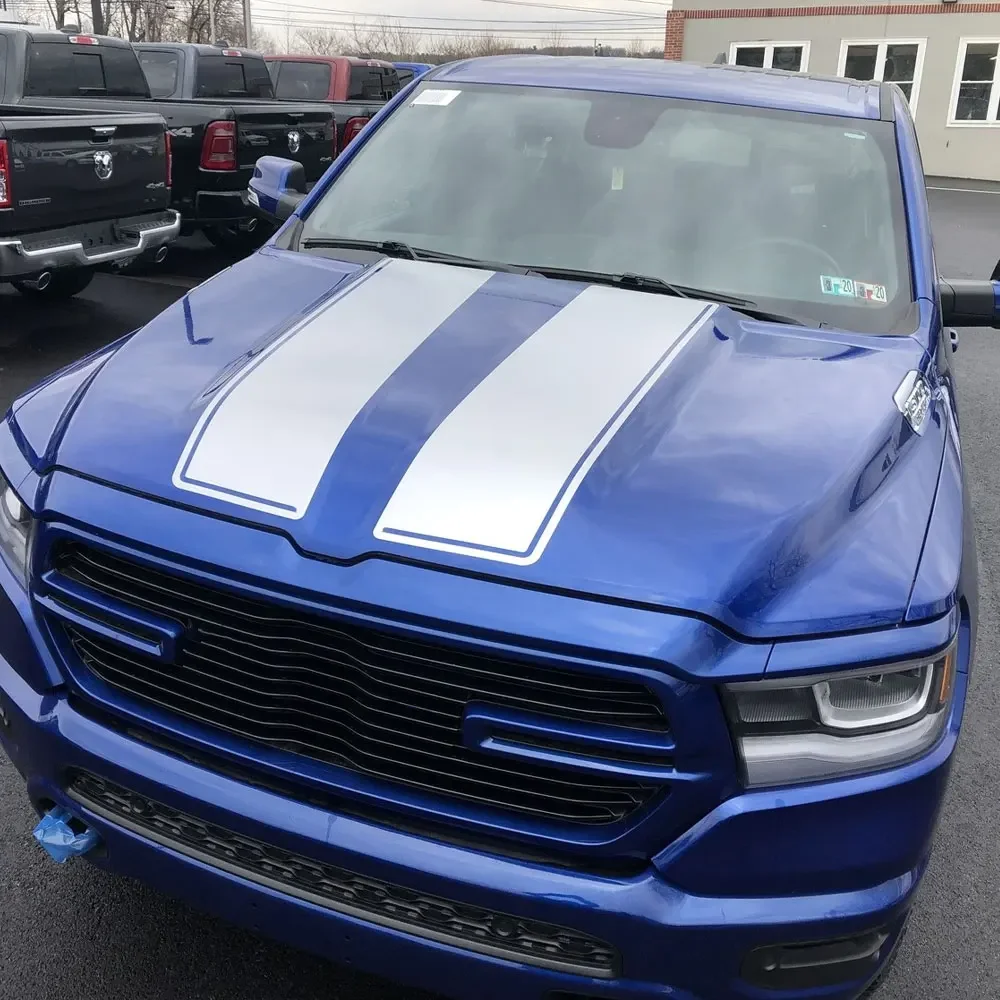 غطاء السيارة الباب الخلفي ملصقات ل دودج رام 1500 2500 هيمي المتمردين شاحنة الرسم لاقط ملصق مائي غطاء الفينيل اكسسوارات ضبط السيارات