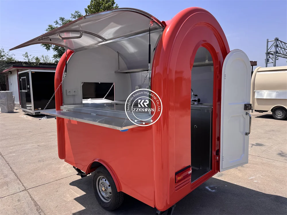 

Уличная тележка для общественного питания с изображением хот-догов, мобильный бар, тележка для кофе и мороженого, прицеп для фаст-фуда на заказ с кухонным оборудованием