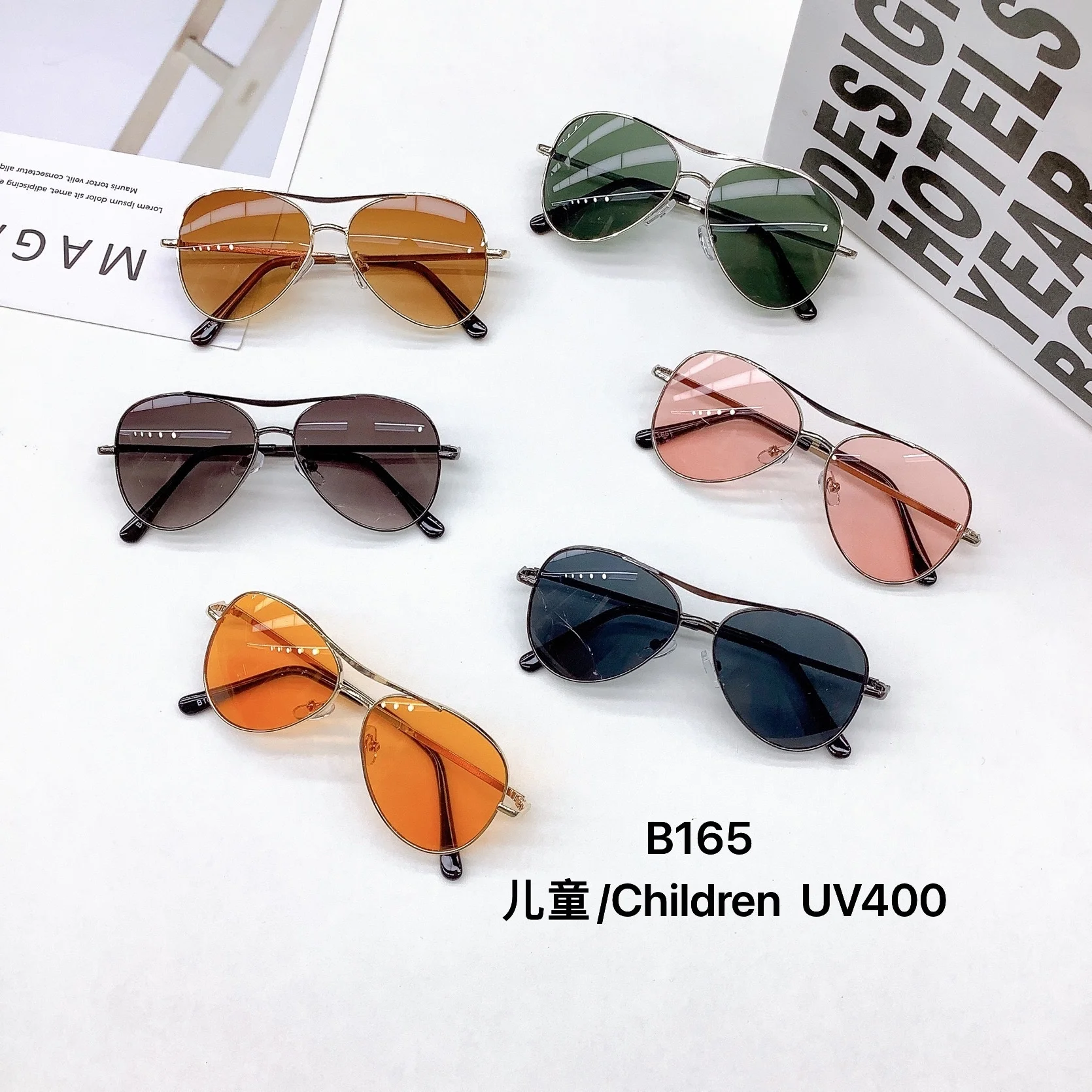 

New Children's Sunglasses Fashion Boys and Girls Sunscreen Sunglasses Personalized Cute Baby UV Protection Glasses Tide
