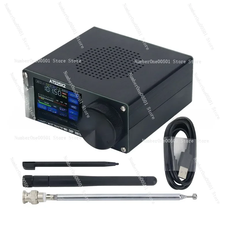 Full-band radio receiver ATS25X2 with wifi antenna touch color screen aviation shortwave radio