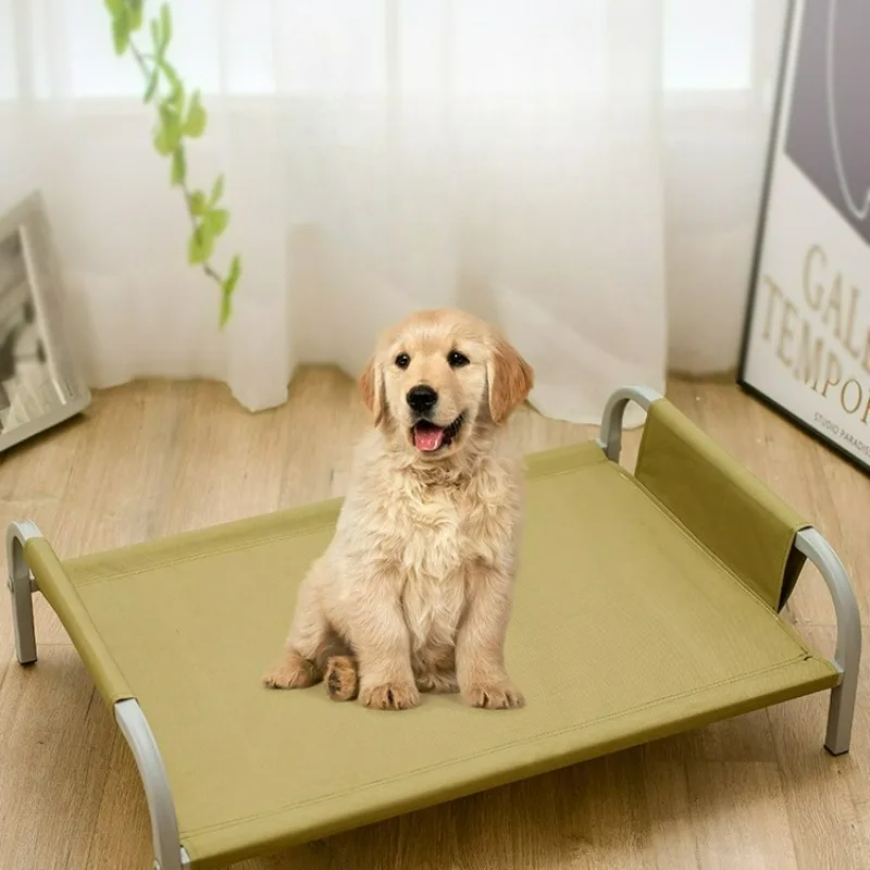 Dog Beds for Large Dogs Moisture-proof Summer Pet Bed  Detachable and Washable Dog Mattress Dog Accessories Metal Dog House - view 2