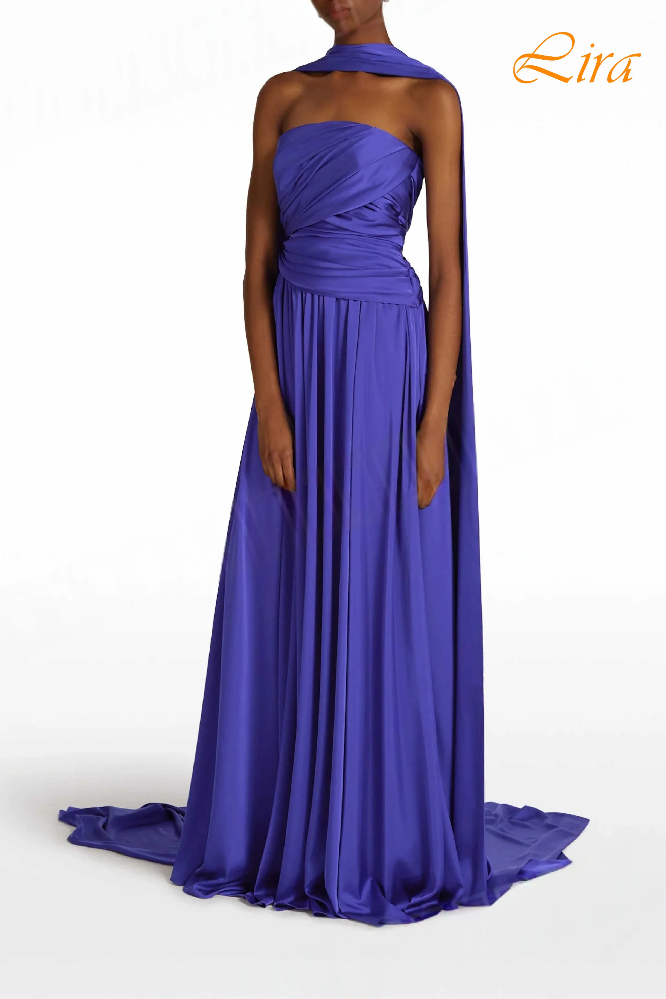 

Customized Straight Strapless Elegant Evening Dress and Fashion Temperament Bespoke Occasion Gowns High Quality Party Dress
