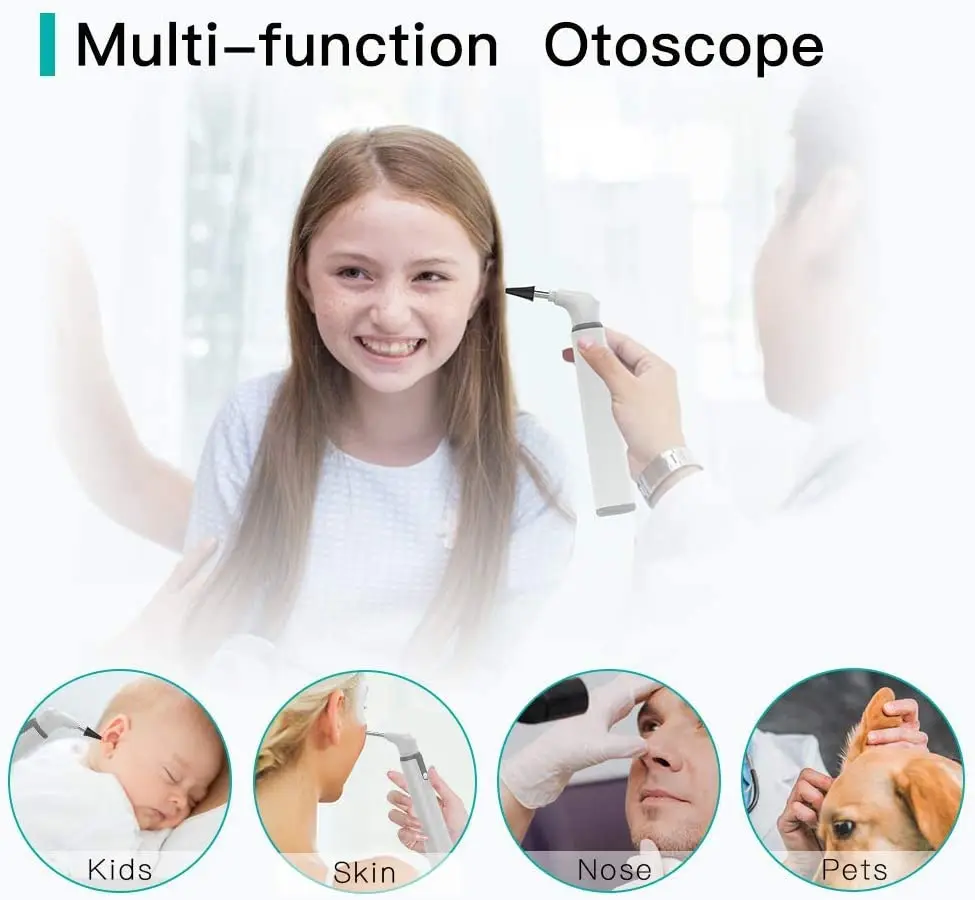 3.9mm HD WIFI Visual Digital Otoscope Ear Endoscope Camera Medical Ear Wax Cleaner Camera for Ears Nose Support IOS Android