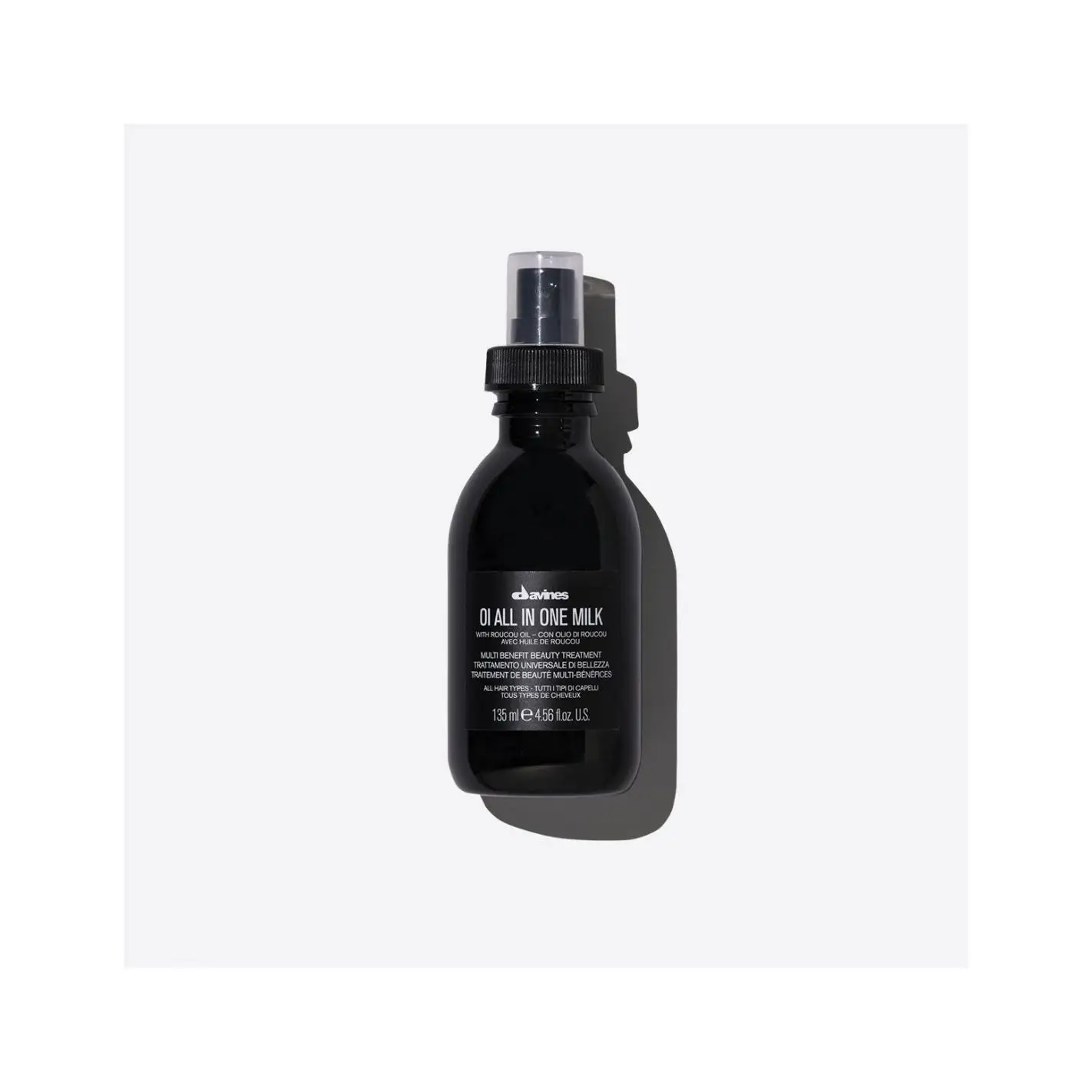 Davines OI All In One Milk helps to comb-hydration-shine