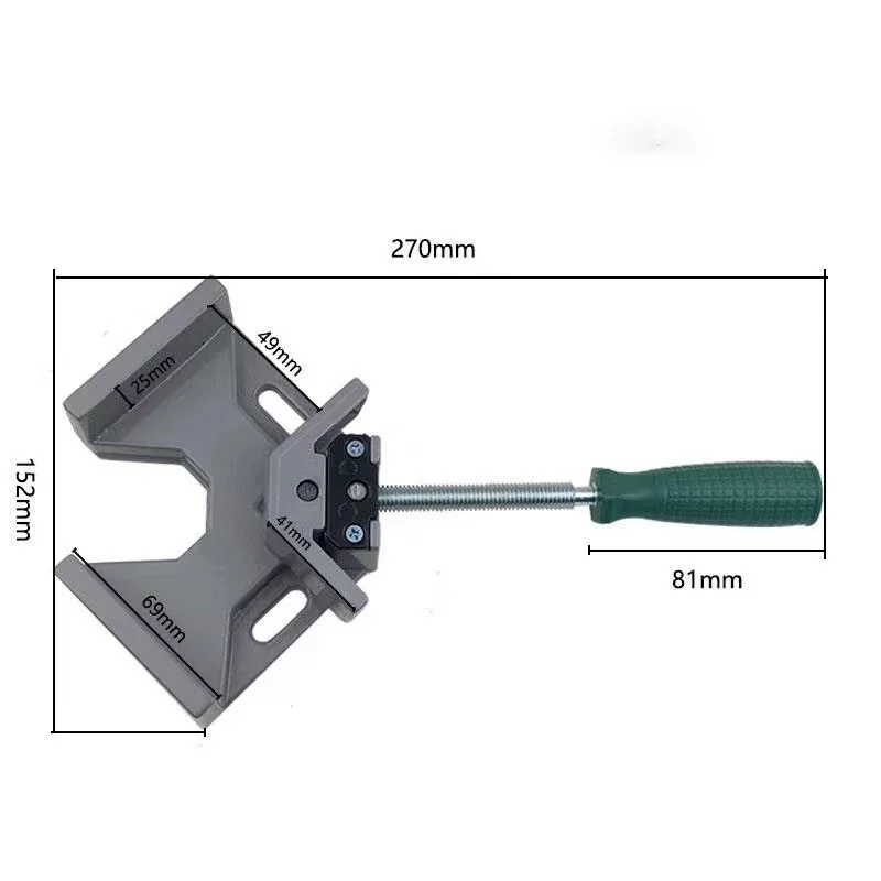 90 Degree Right Angle Clip Clamp Picture Frame Corner Clamp Right Angle Welding Aluminum Corner Clamp Woodworking Clamping Tool