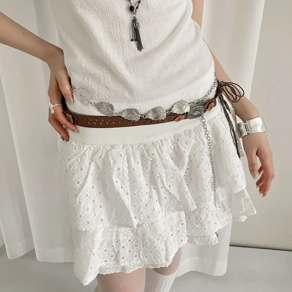 الموضة الرجعية العرقية نمط حزام زهرة زنار البوهيمي نمط الخصر سلسلة الشمع خط الجينز ديكور المرأة حزام منسوج تنوعا