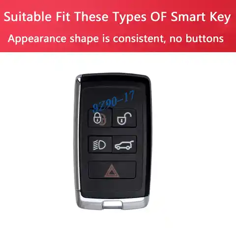 Clear Transparent Black TPU Car Smart Key Cover Case For 2018+ New Land Rover Jaguar XE XF E-PACE F-PACE I-PACE 10 best sales jaguar f pace key case - №3