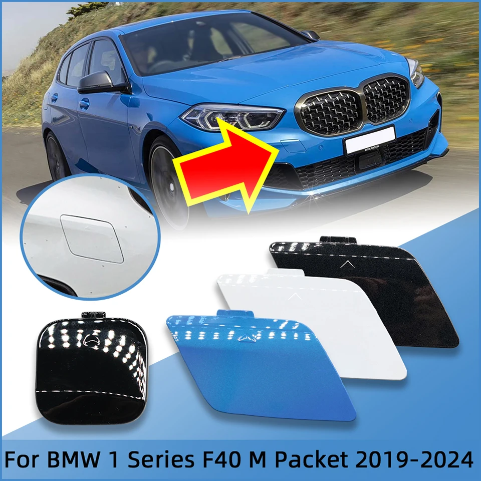 Front Rear Bumper Towing Hook Cover Cap For BMW 1 Series F40 M-Sport Technic 2019-2024 51119463082 51129465102 Trailer Shell Lid