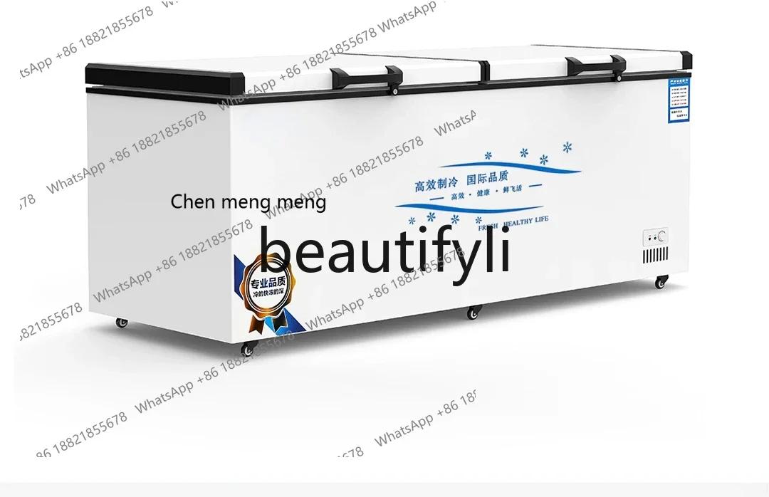 

Z189 Быстрозамерзающая горизонтальная большая морозильная камера охлаждаемая коммерческая морозильная камера большой емкости бытовая