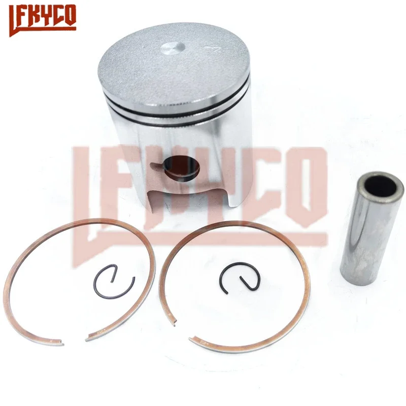 Motorcycle Engine Part STD +25 +75 +50 +100 56MM 56.25MM 56.5MM 57MM Bore Pin 14mm Piston Ring Kit for Suzuki TS125 125cc TS 125