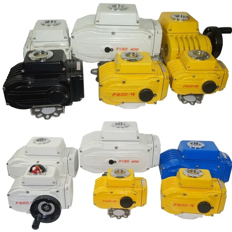 

Electric Actuator 90 Degree 12V 24V DC Electric Rotary Actuator Motorized Valve Actuator AC220V AC380