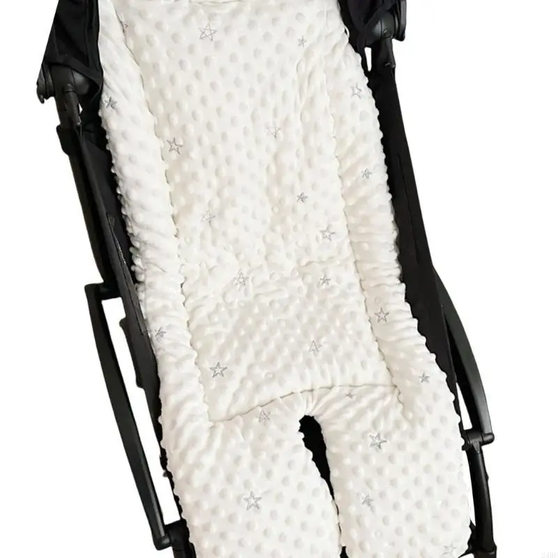 

24BE Breathable Infant Pram Cushion Insert Soft Cotton Baby Pram Mat Large Size